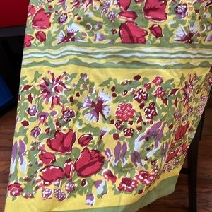 French Tablecloth Jardin Red & Green